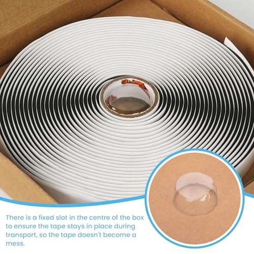 Butyl Tape White 1 (White / 1/2" x 30' x 1/8")