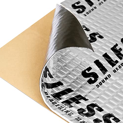80 mil (2mm) 36 sqft (3.4 sqm) Car Sound Deadening mat - Butyl Automotive Sound Deadener - Noise Insulation and Vibration Dampening Material (36 sqft) (36 sqft)