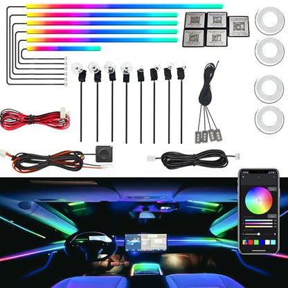 Dreamcolor Acrylic Interior Car LED Strip Light