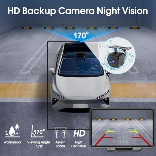 Carplay Screen for Car 7" HD Wireless Portable Car Play Touchscreen Stereo