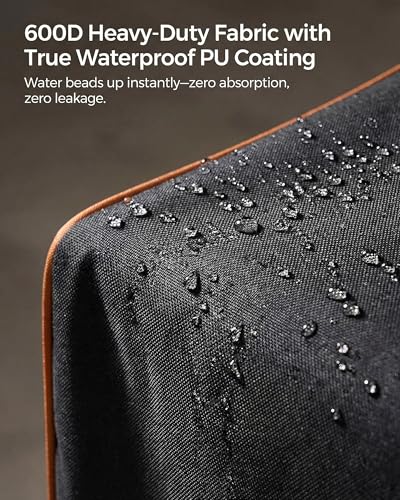 Outdoor Sofa Cover (#Black / 90W x 42D x 33H)