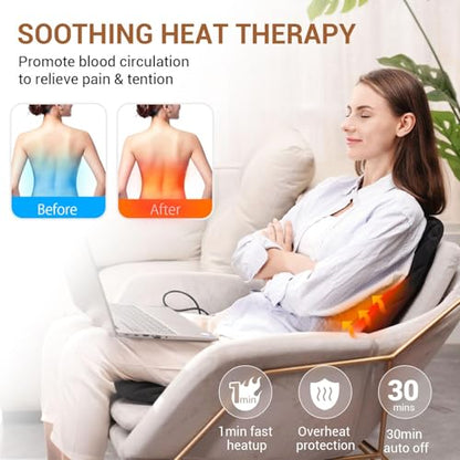 Back Massager with Heat (Black)