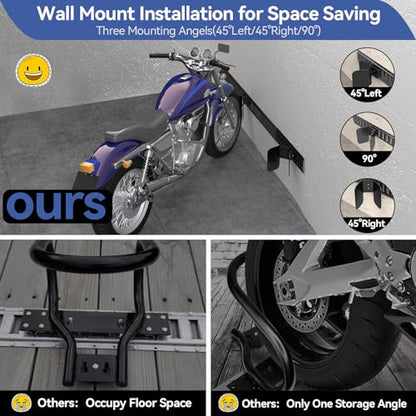 E Track Dirt Bike Wheel Chocks (1 pack)
