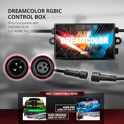 Aura DreamColor Underglow Chasing Light Kit with APP & Remote Control (Flexible / RGB-IC)