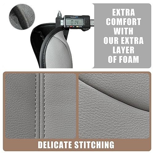 Armrest Cover for Honda Pilot 2023 (12) 23+ |Pilot| Gray/Gray Stitching, Regular)