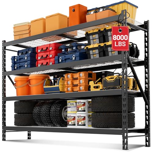 8000LBS Storage Shelves (77" W X 24" D X 72" H)
