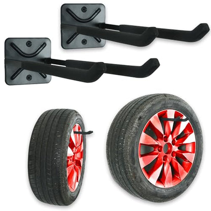 Wall Mount Garage Hooks (2 Pack)
