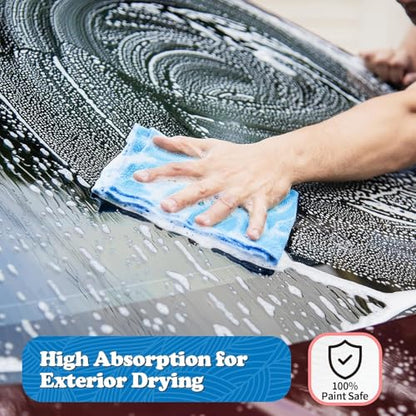 Microfiber Cleaning Cloth (24PK / Blue)