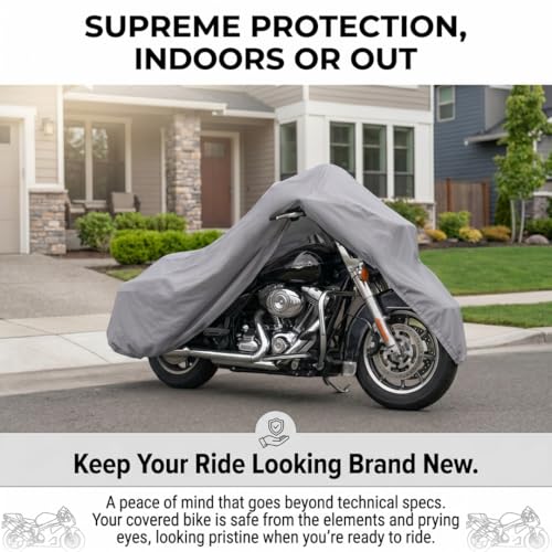 Supreme Motorcycle Storage Cover (Fits up to 120"L)