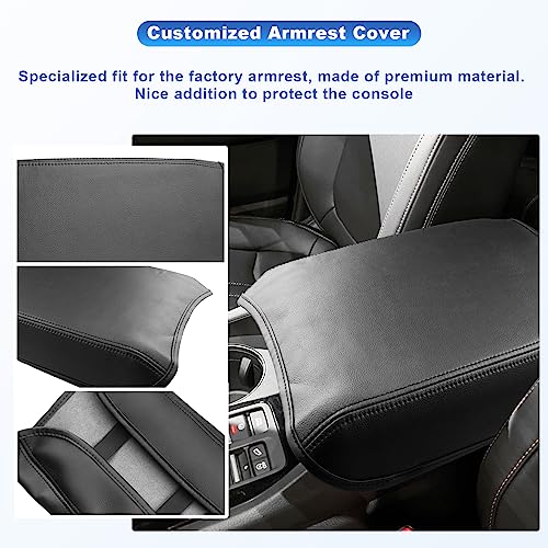 Center Console Cover for 2023 2024 2025 Honda Pilot (Leather)