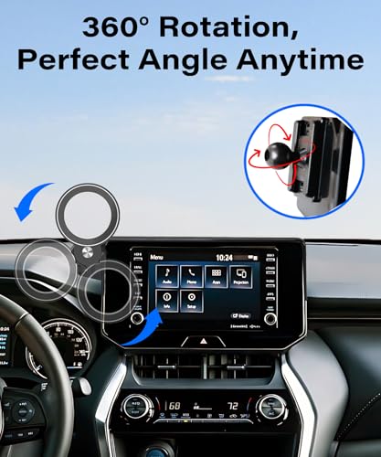 Car Phone Holder for Toyota Venza 2021 2022 2023 2024 8" Screen Accessories (fit for 2021-2024 Toyota Venza (8 Inch Screen))
