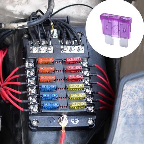 100 Pack Auto Fuses 3 AMP ATC (3 AMP)