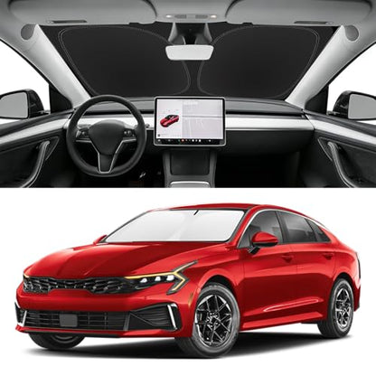 Custom Fit Windshield Sun Shade for Kia K5 2021 (for 2021-2026 Kia K5)