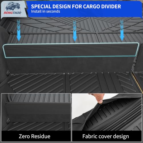Trunk Mat & Backrest Mats for 2026 Toyota RAV4 Hybrid Accessories