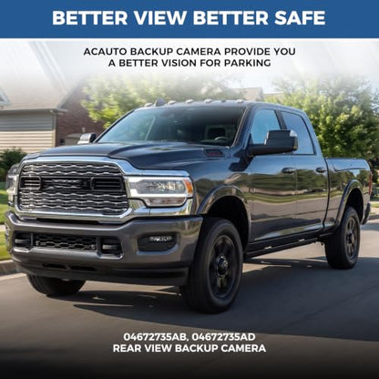 04672735AD Rear View Backup Camera Fit for Ram 2500 3500 6.4 (Fit for Ram 2500 3500 6.4/6.7L 2019-2023)