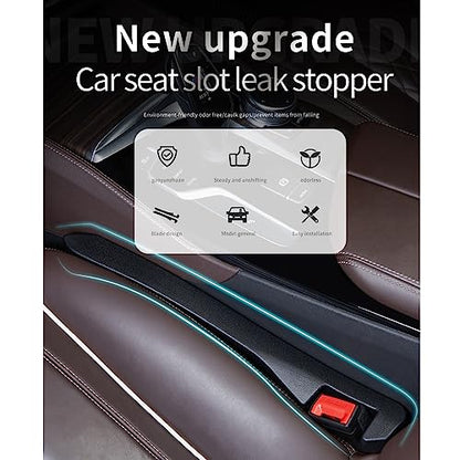 2PCS Car Seat Gap Filler (Black)