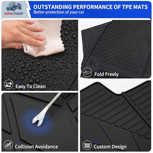 Trunk Mat & Backrest Mats for 2026 Toyota RAV4 Hybrid Accessories