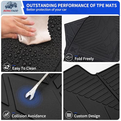 Trunk Mat & Backrest Mats for 2026 Toyota RAV4 Hybrid Accessories