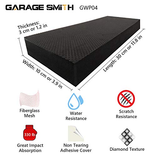 Garage Wall Protector Car Door Protectors Foam Wall Bumper Pad (Black)