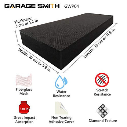 Garage Wall Protector Car Door Protectors Foam Wall Bumper Pad (Black)