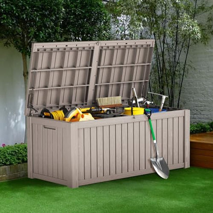 180 Gallon Resin Deck Box (180 gallon / Grey)