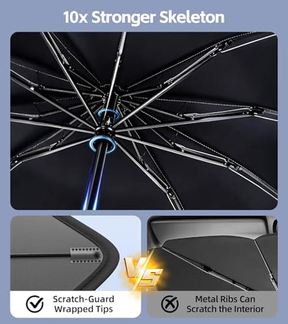 Windshield Sun Shade Umbrella for Chevrolet Camaro 2010 (For Chevrolet Camaro 2010–2024)