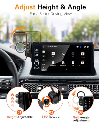 Magnetic Phone Holder for Honda Civic 11th Gen 2022 2023 2024 2025 2026 (for 2022-2026 Civic)