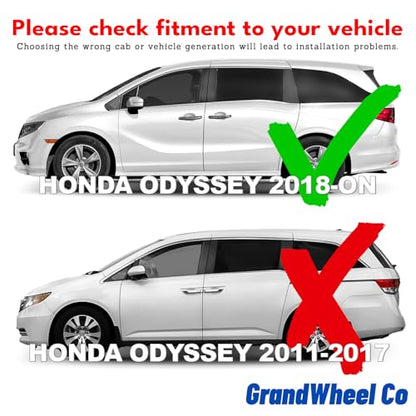 Window Deflectors Smoke Tinted in (For Odyssey 18-26)