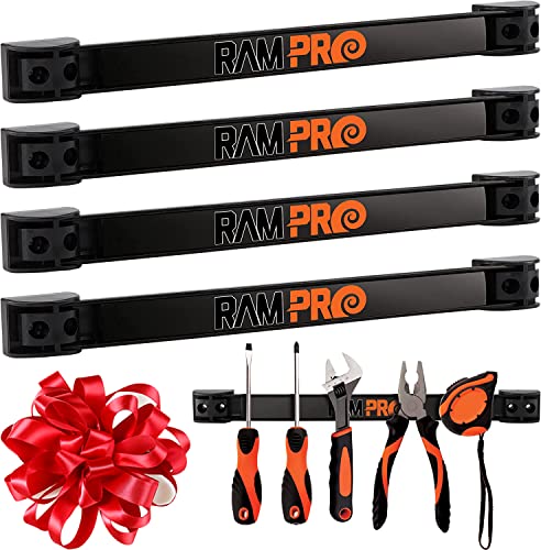 12" Magnetic Tool Holder Strip (4 Pack)