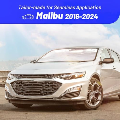 Windshield Sun Shade Umbrella for Chevrolet Malibu 2016 (Fit for Chevrolet Malibu 2016-2024)
