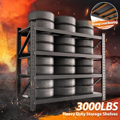 3000LBS Storage Shelves (24"D x 48"W x 70"H)