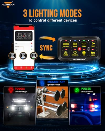 8 Gang Switch Panel Bluetooth AR (8 Gang Bluetooth Switch Panel (TWO Sides Output))