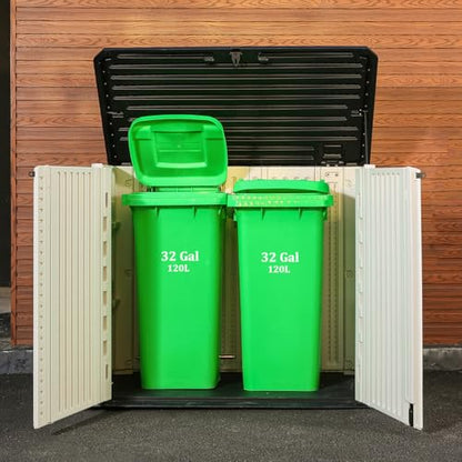 Storage Shed Weather Resistance (Off-White)