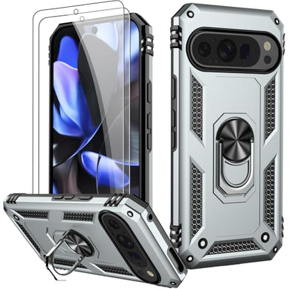 for Google Pixel 9 Case (Silver / Google Pixel 9/Pixel 9 Pro)