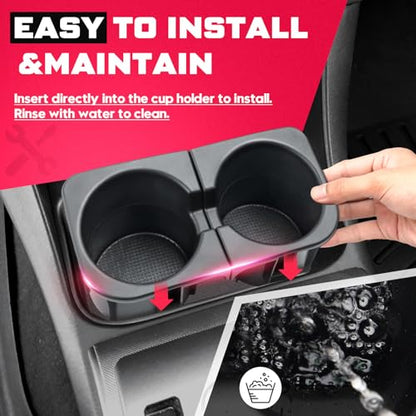 Car Cup Holder Inserts (For 05-17 Tacoma)