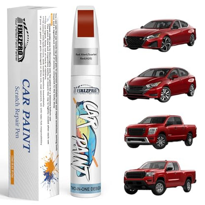 A20 Red Alert (For nissan / Red Alert/Scarlet Red(A20) Compatible with Altima/Frontier/Juke/NV/Sentra/Titan/Titan-XD/Versa)