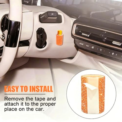 Upright Car Chapstick Holder (Orange)