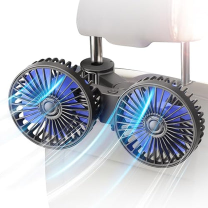 Car Fan for Backseat (Blue)