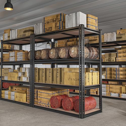 40" W Garage Shelving with Rolled (40"W x 19.7''D x 60''H)
