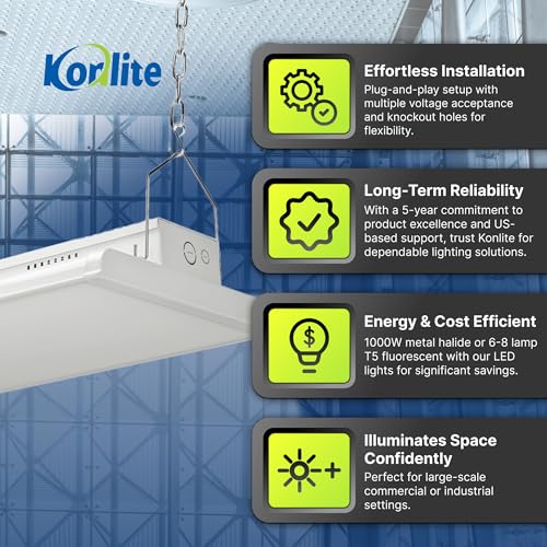 2 FT Linear LED Shop Light (1 PACK - 165W)