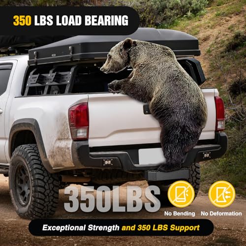 11.9" Hitch Step with 2" Hitch Receiver for Pickup Truck Car SUV (11.9 Inch Hitch Step)