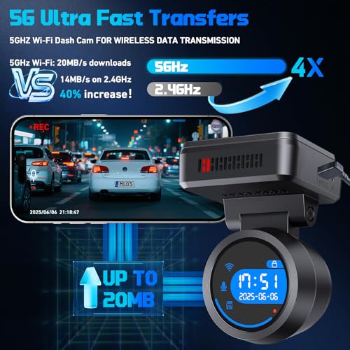 Dash Cam Front 4K (32GB-M9 Dash Cam Front Only 4K WiFi)