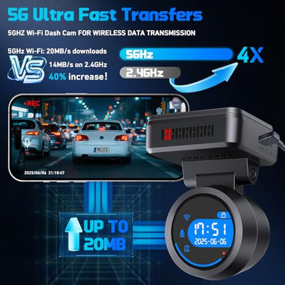 Dash Cam Front 4K (32GB-M9 Dash Cam Front Only 4K WiFi)