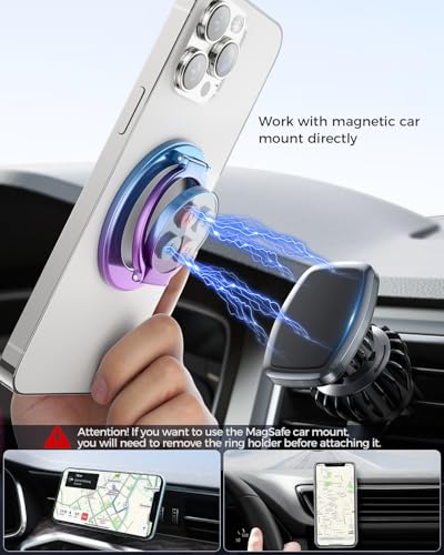 Dual Sided Magnetic Ring Holder (Colorful)
