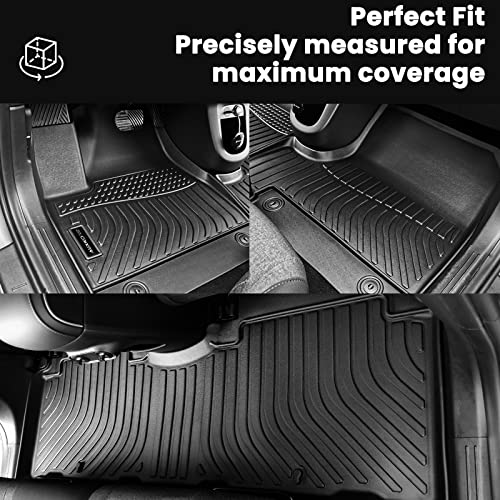 Floor Mats Upper Cargo+Backrest Mat Door Sill for 2026