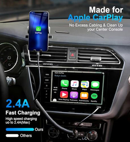 iPhone Charger Cable 6FT for Car (6FT / USB A to Lightning / Black)