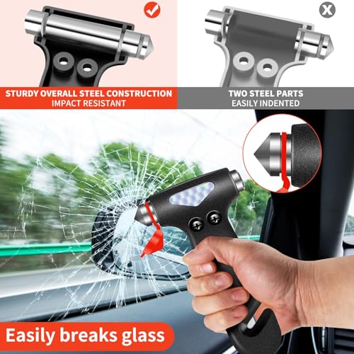 Gadgets Inside the Car Emergency Kit (Black-1pc.)