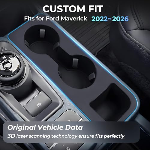 Car Cup Holder for Ford Maverick 2026 2025 2024 2023 2022 (Cup Holder for 2022-2025 Maverick)