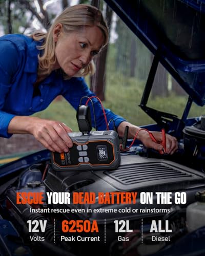 Jump Starter with Air Compressor (G3 Orange)