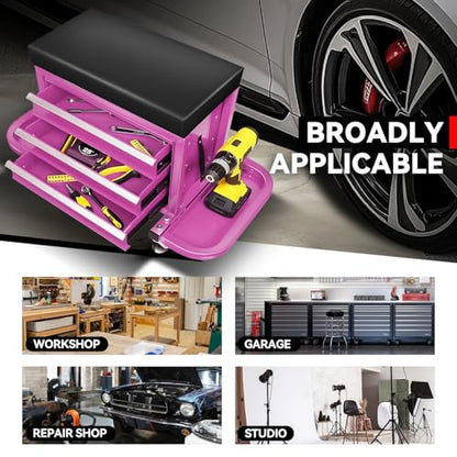 Mechanic Rolling Seat (Purple)